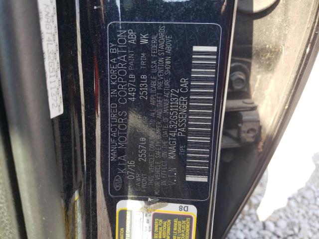 KNAGT4L32G5111372 KIA Optima Lx