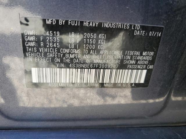 4S3BNBE67F3009207 Subaru Legacy 2.5i Premium