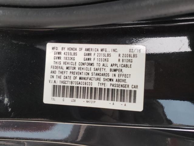 1HGCT1B70GA008030 Honda ACCORD EX