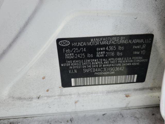 5NPEB4AC3EH903642 Hyundai SONATA GLS
