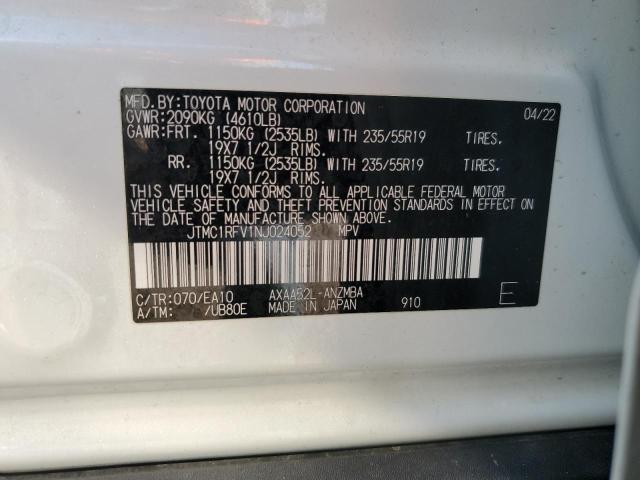 JTMC1RFV1NJ024052 Toyota RAV4 XLE P