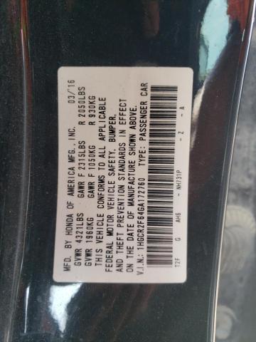 1HGCR2F64GA172760 Honda Accord Sport