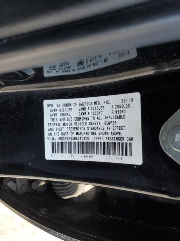 1HGCR2F65HA040320 Honda ACCORD SPO