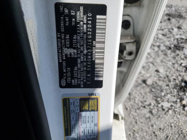 5XXGM4A71EG320410 KIA Optima Lx