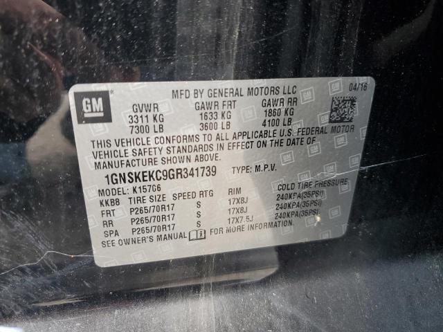 1GNSKEKC9GR341739 Chevrolet TAHOE K150