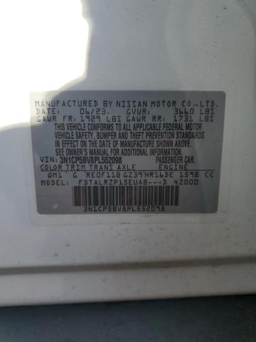 3N1CP5BV8PL552098 Nissan KICKS S