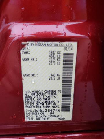 1N4BL3AP8EC266746 Nissan Altima 3.5s