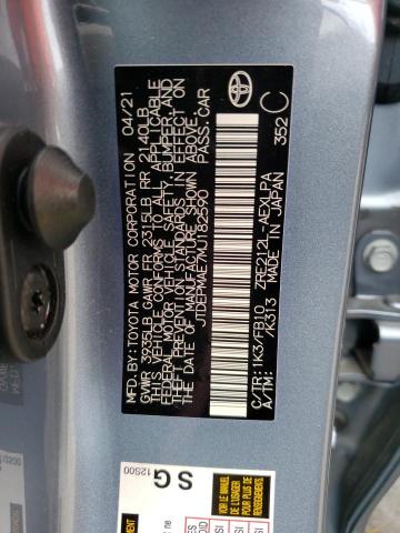 JTDEPMAE7MJ182590 Toyota COROLLA LE