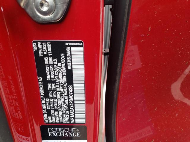 WP1AA2AY4PDA07438 Porsche Cayenne Ba