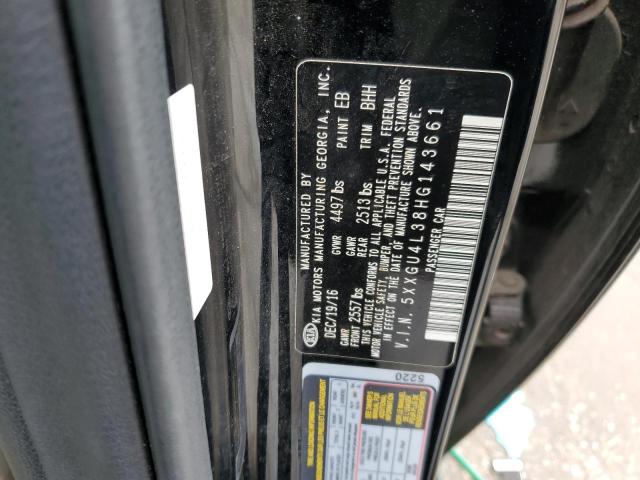 5XXGU4L38HG143661 KIA OPTIMA EX