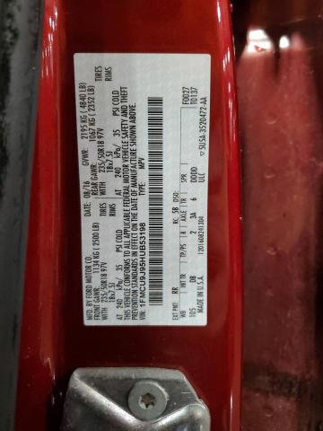 1FMCU9J95HUB53198 Ford Escape Titanium