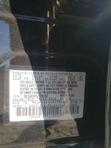 3N1AB7AP9JY334153 Nissan SENTRA S