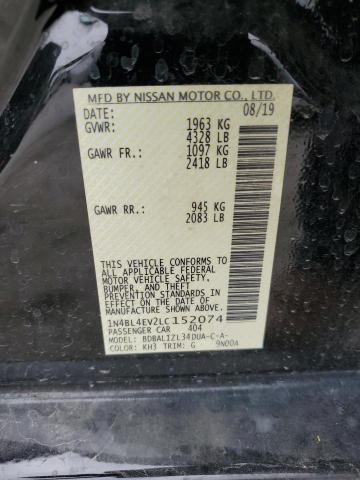 1N4BL4EV2LC152074 Nissan ALTIMA SL