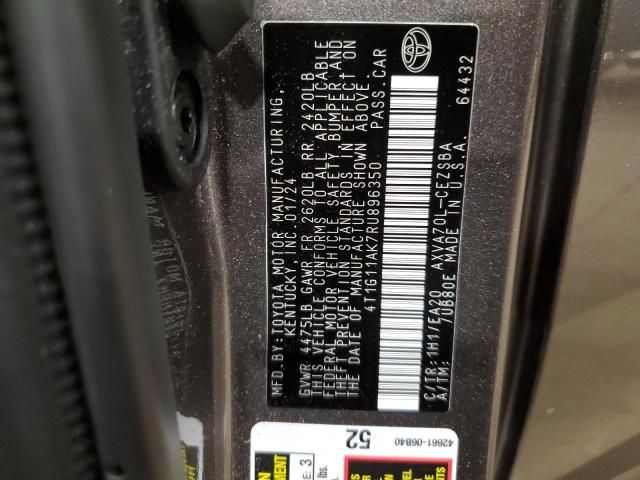4T1G11AK7RU896350 Toyota Camry Se N