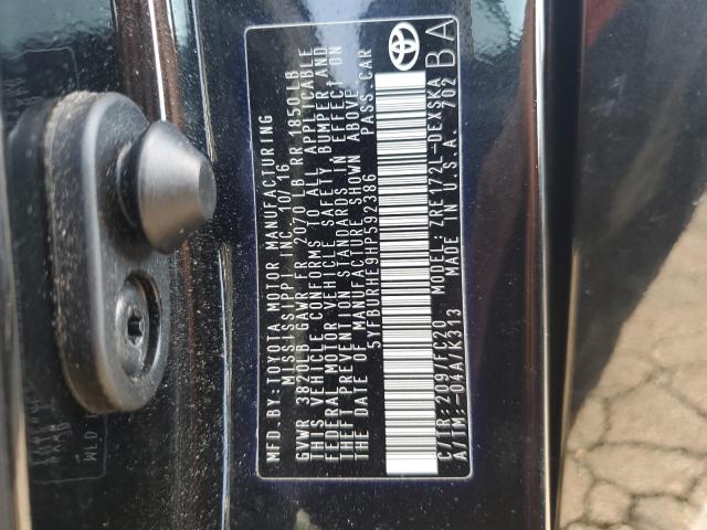 5YFBURHE9HP592386 Toyota COROLLA L