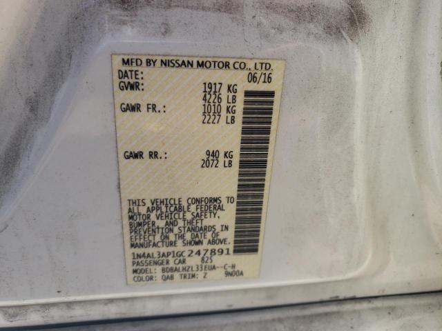 1N4AL3AP1GC247891 Nissan ALTIMA 2.5