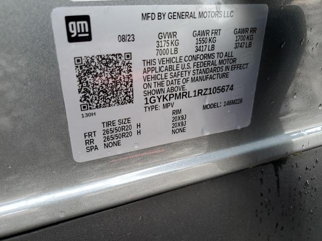 1GYKPMRL1RZ105674 Cadillac Lyriq Tech