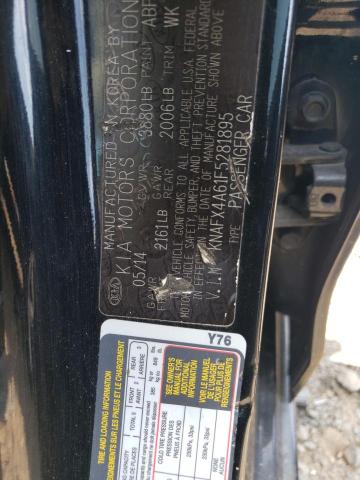 KNAFX4A61F5281895 KIA FORTE LX
