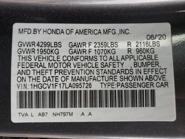 1HGCV1F17LA095726 Honda ACCORD LX