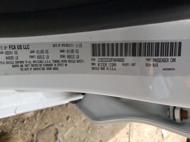 1C3CCCEG3FN648685 Chrysler 200 C