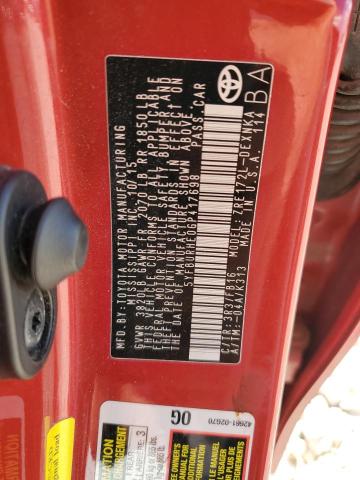 5YFBURHE0GP417698 Toyota COROLLA L