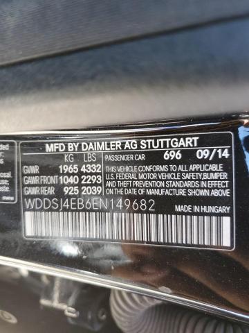 WDDSJ4EB6EN149682 Mercedes-Benz CLA 250