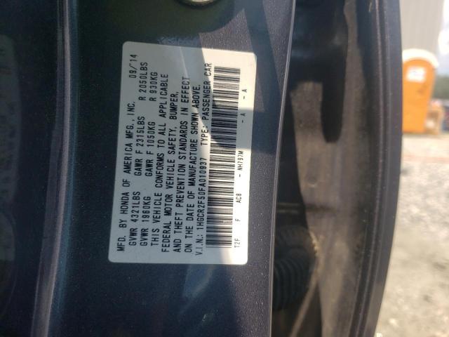 1HGCR2F50FA010937 Honda Accord Sport