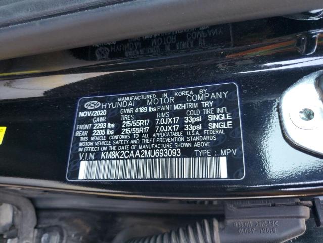KM8K2CAA2MU693093 Hyundai Kona Sel