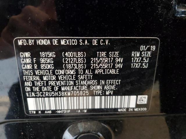 3CZRU5H38KM705825 Honda HR-V LX