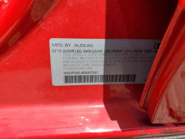 WAUFFAFL4EN007041 Audi A4 Premium Plus