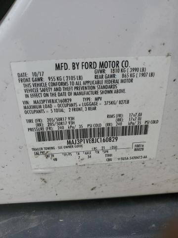 MAJ3P1VE8JC160829 Ford ECOSPORT T