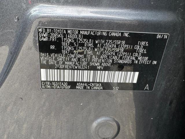 2T3DFREV7EW163241 Toyota RAV4 LIMIT
