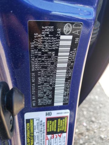 2T1BURHE9GC720723 Toyota COROLLA L