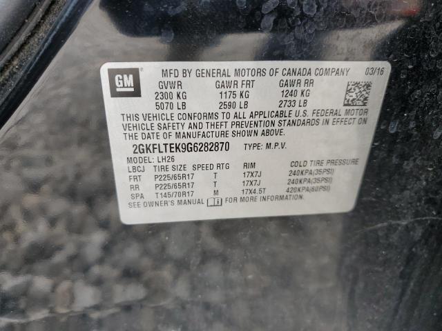 2GKFLTEK9G6282870 GMC Terrain Sle