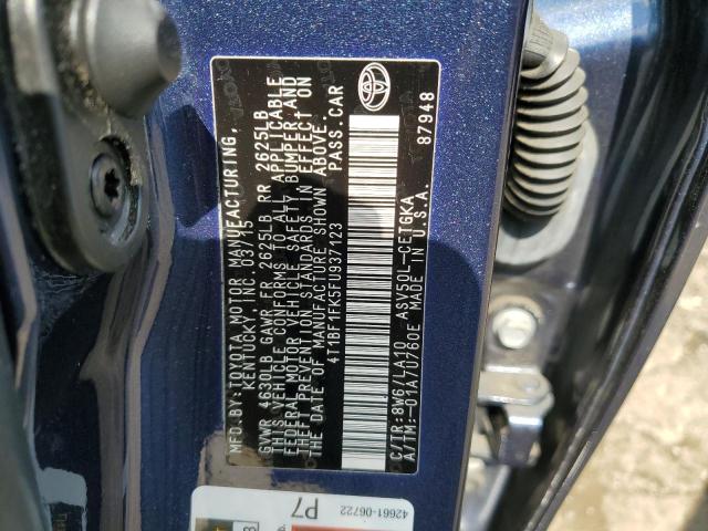 4T1BF1FK5FU937123 Toyota CAMRY LE