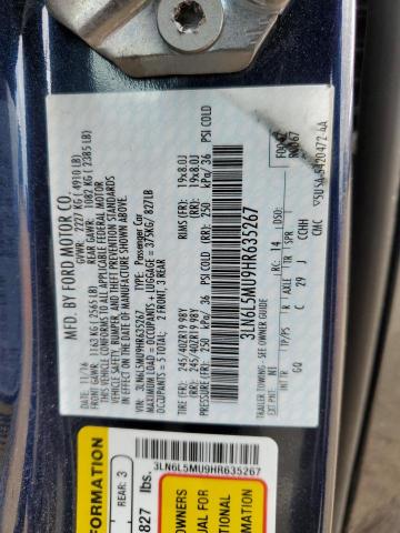 3LN6L5MU9HR635267 Lincoln MKZ