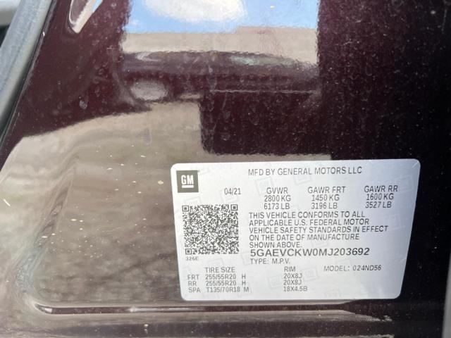 5GAEVCKW0MJ203692 Buick Enclave Av