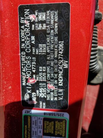 KNDPNCAC5L7742061 KIA Sportage Ex