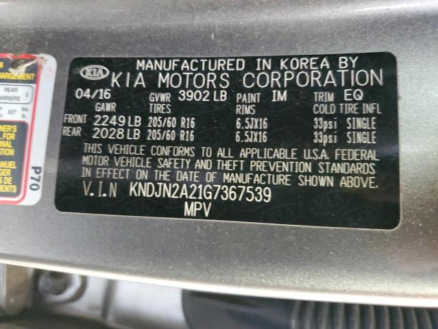 KNDJN2A21G7367539 KIA Soul