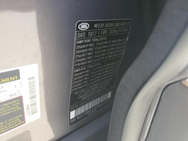 SALGS2FV1HA373666 Land Rover RANGE ROVE