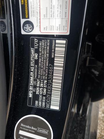 WDDZF8KB2JA384867 Mercedes-Benz E 63 AMG-S
