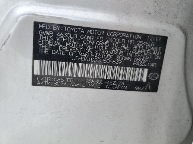 JTHBA1D22J5068391 Lexus IS 300