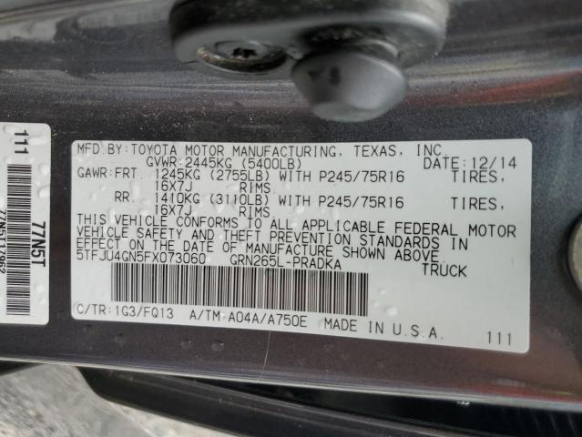 5TFJU4GN5FX073060 Toyota TACOMA DOU