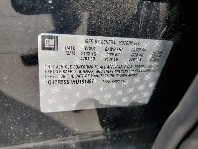 1G4ZR5SS1HU181487 Buick Lacrosse Premium