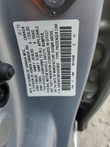 2HGFB2F5XFH525852 Honda Civic Lx