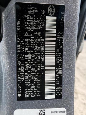4T1T11AK0RU900480 Toyota Camry Se N