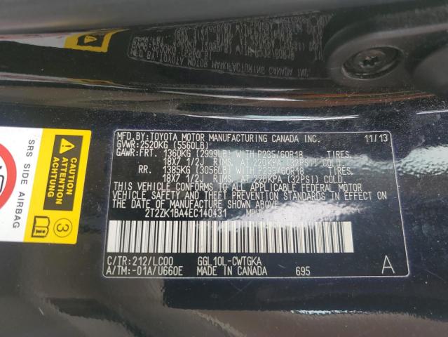 2T2ZK1BA4EC140431 Lexus RX 350