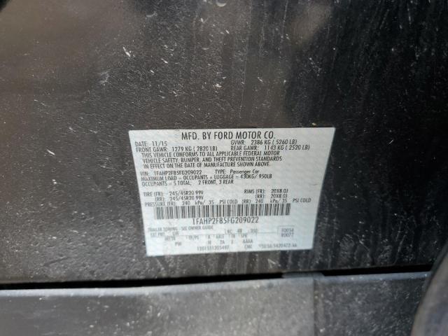 1FAHP2F85FG209022 Ford TAURUS LIM