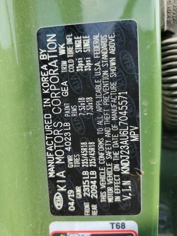 KNDJ23AU6L7045571 KIA SOUL LX