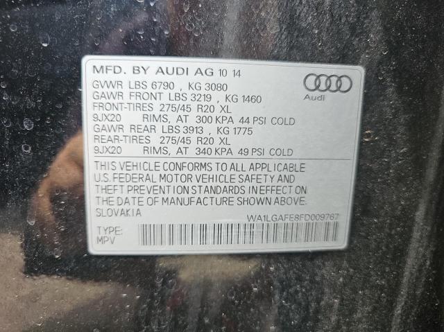 WA1LGAFE8FD009767 Audi Q7 Premium Plus